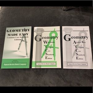 CC Geometry Review Book, Practice Tests & Key